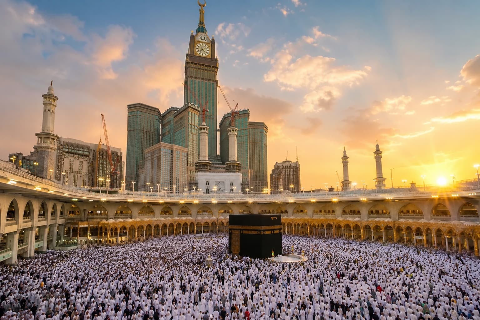 Masjid al-Haram and the Kaaba in Makkah